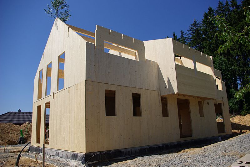 Строительство дома из clt панелей 